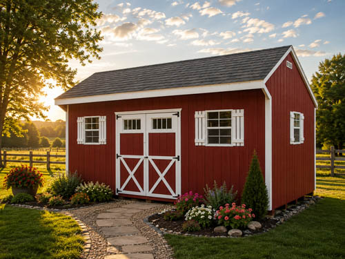 Quaker barn